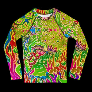 Green Algae Kids Rash Guard