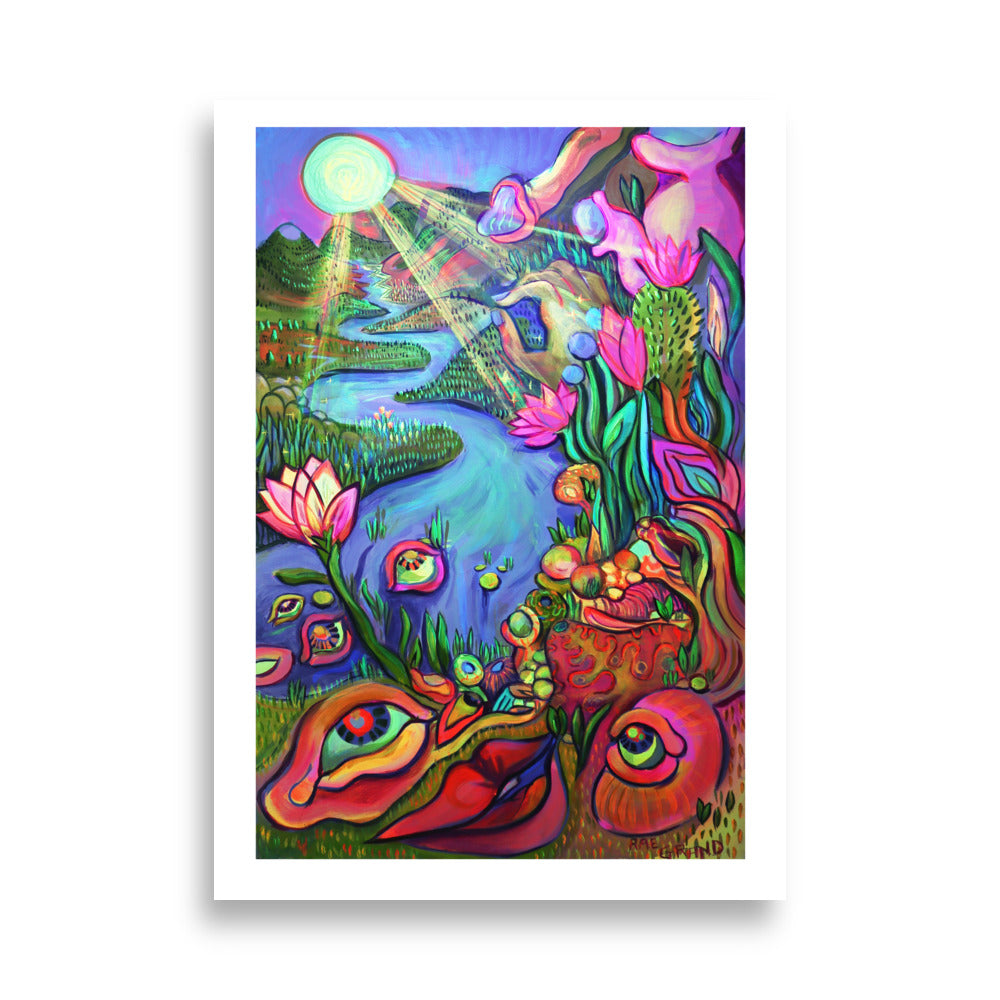 Graceful Grass Poster (night)
