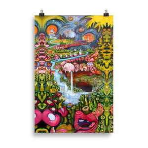 Spaceland Poster (mirrored)