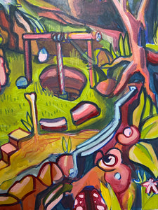 Abducted Cat Original