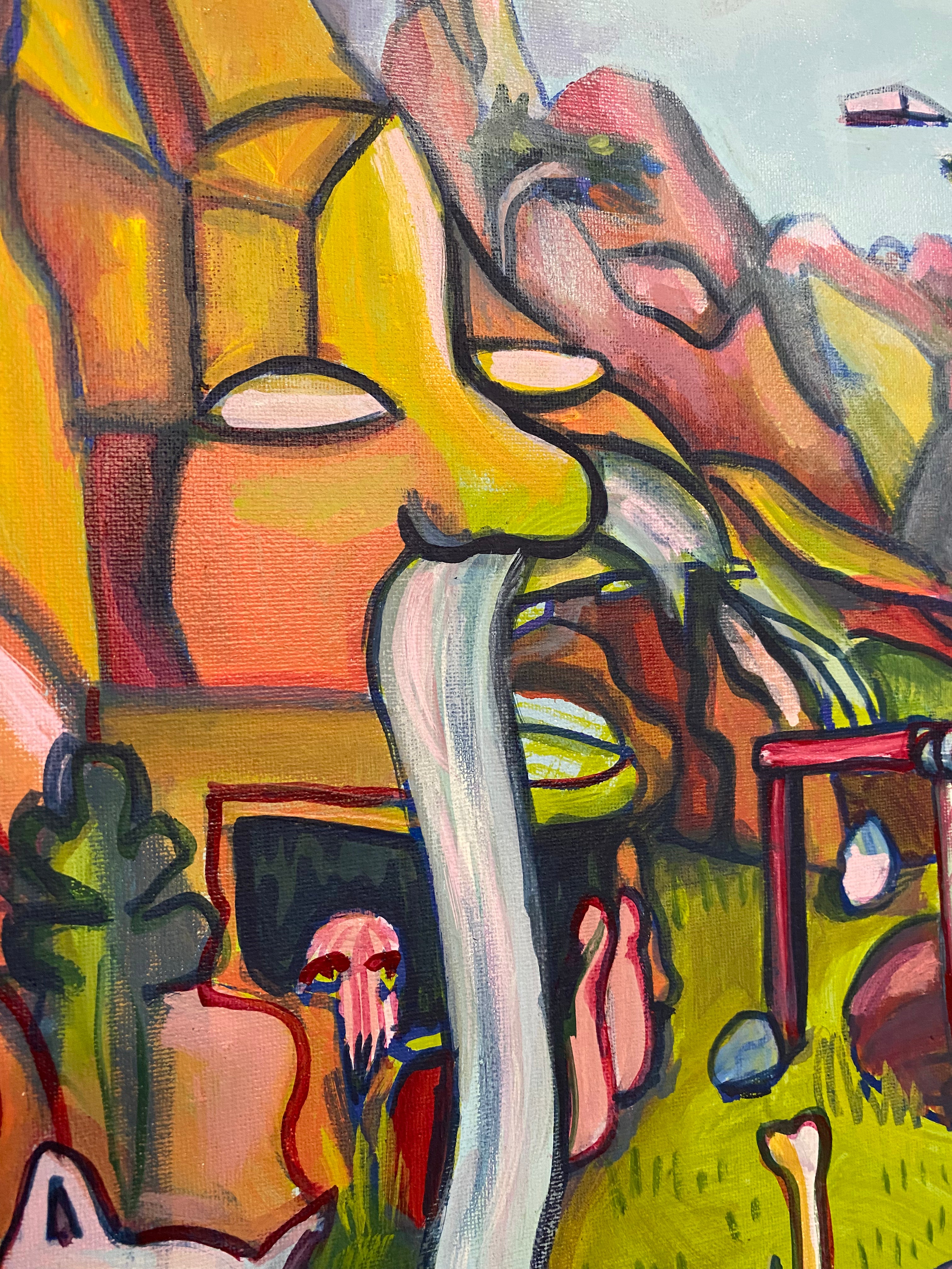 Abducted Cat Original