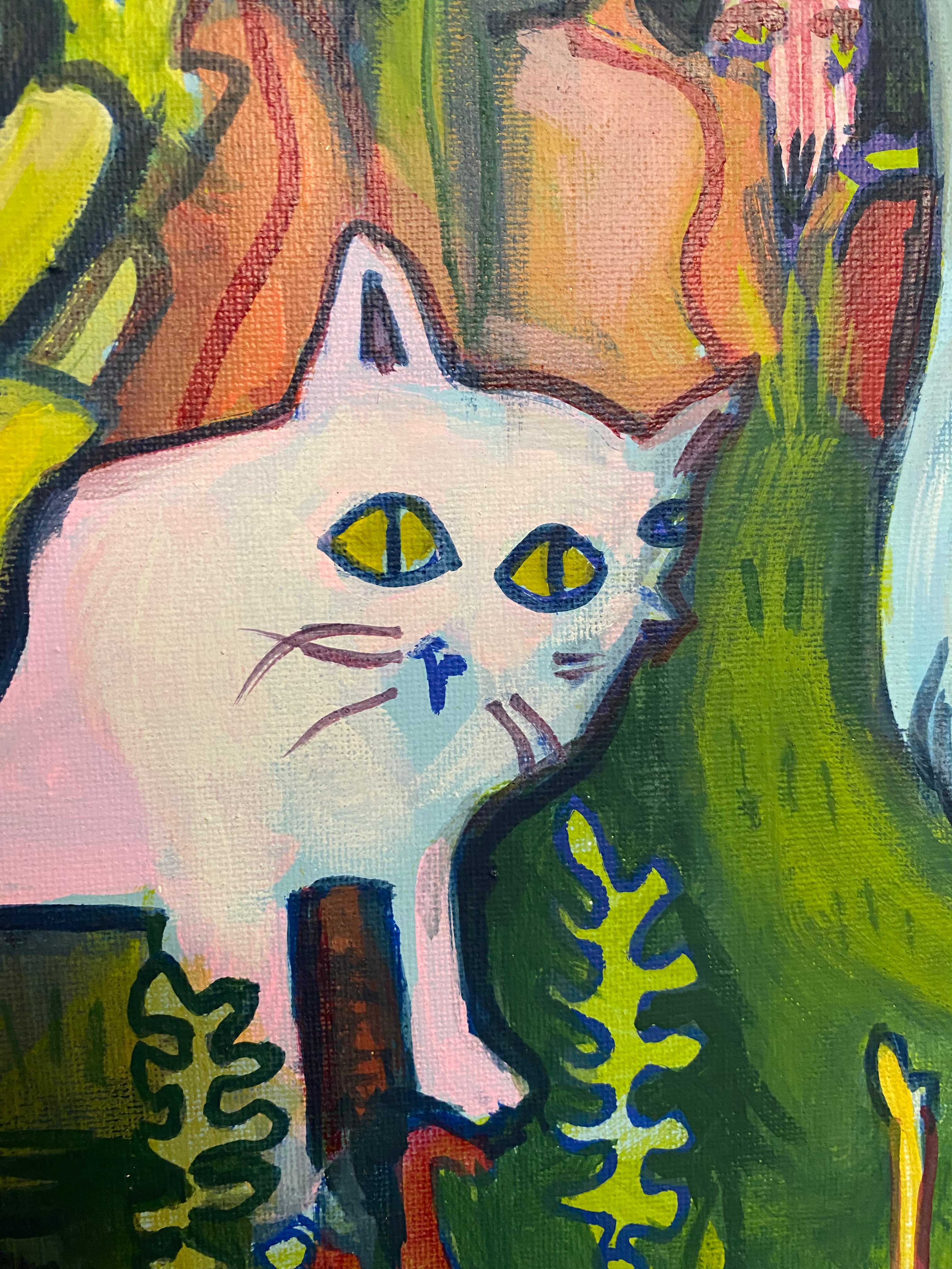 Abducted Cat Original